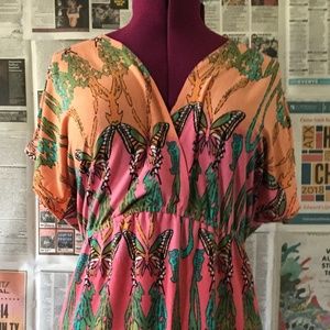 Pink Orange Nature Dress